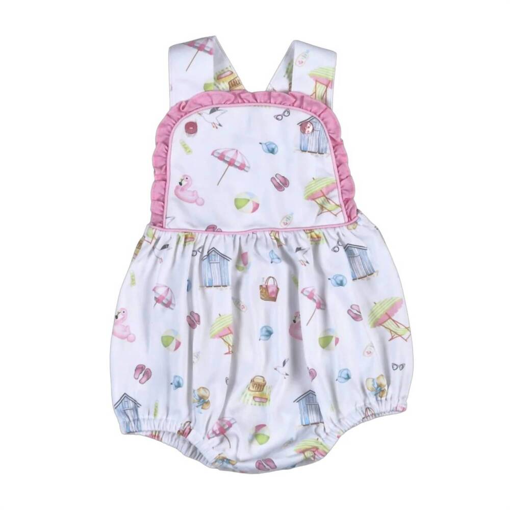 NEW BABY LOREN girl's sandy toes sun bubble in pink